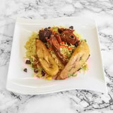 Fried Rice and Salad without Plantain